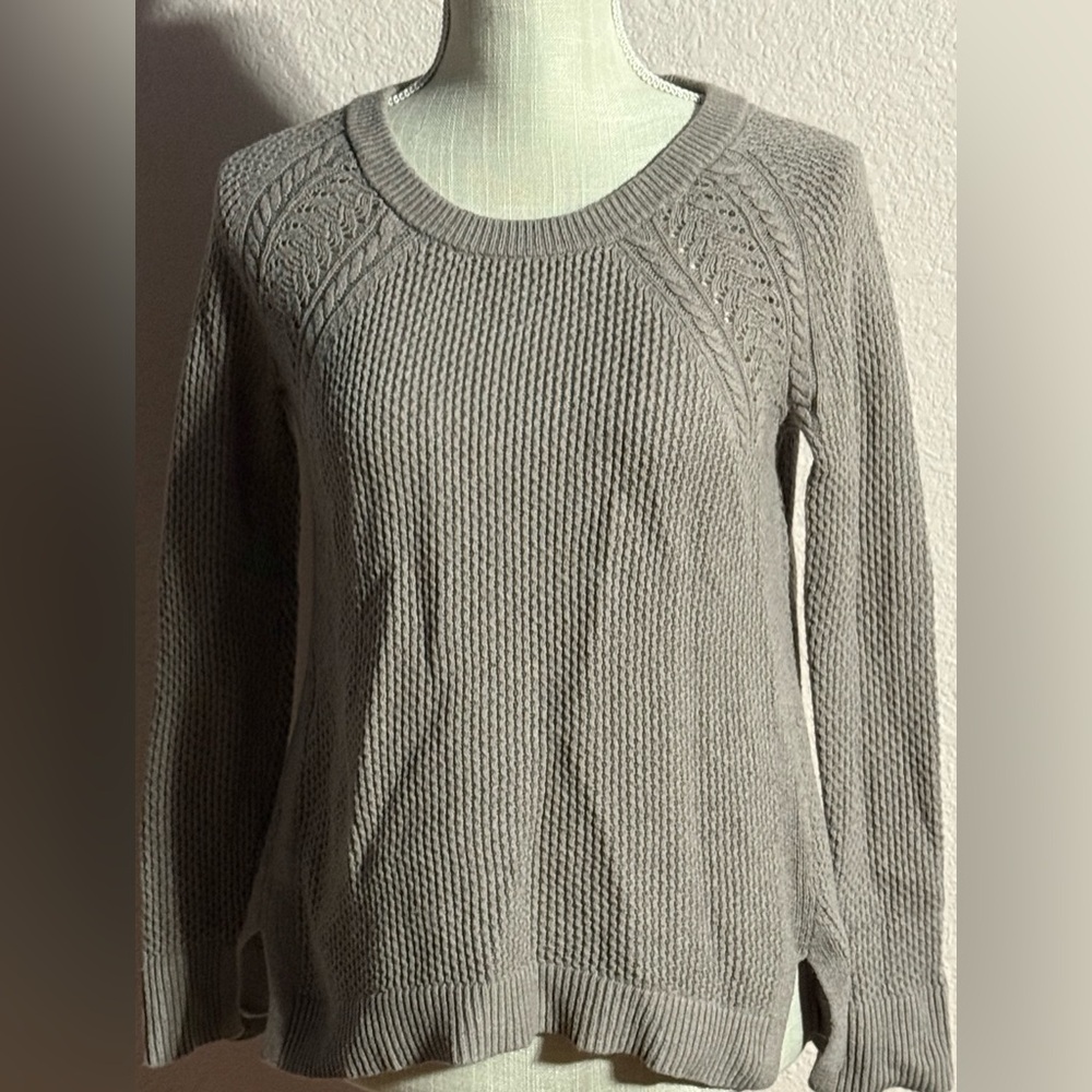 LOFT Light Gray (oatmeal) Women's Sweater